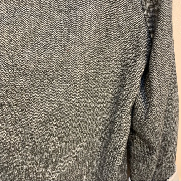 Zara Herringbone Oversized Wool Blend Blazer Jacket - Picture 12 of 15